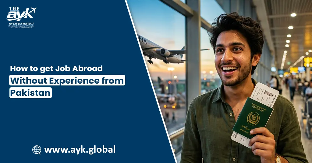How to Get Job Abroad Without Experience from Pakistan